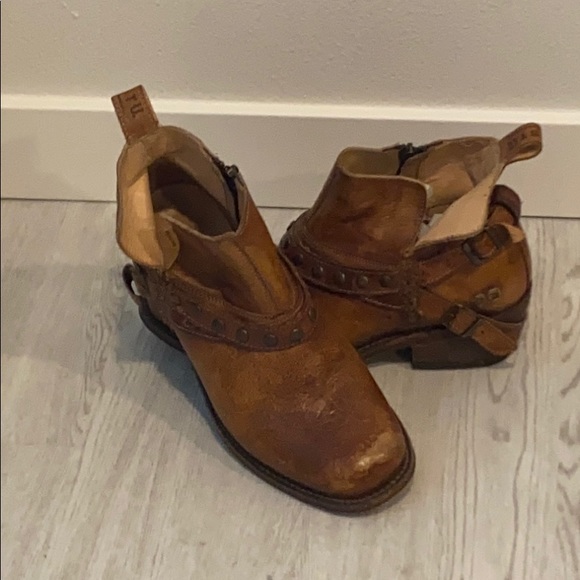 BED STÜ 100% LEATHER BOOTIES (Ankle Boots) - Picture 4 of 14